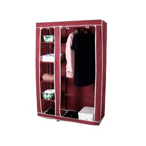 Складной шкаф тканевый Storage Wardrobe Sh-02 red
