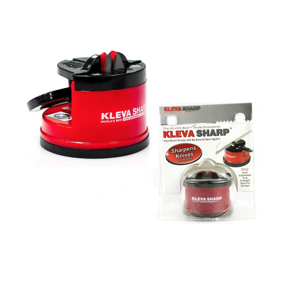 Точилка для ножей Kleva Sharp Knife Sharpener K-011 red от компании Интернет магазин тв-азия - фото 1