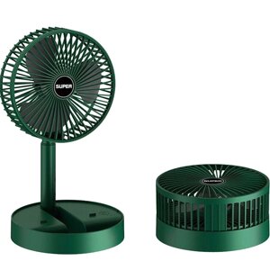 Вентилятор аккумуляторный, настольный складывающийся Green WL - 1528