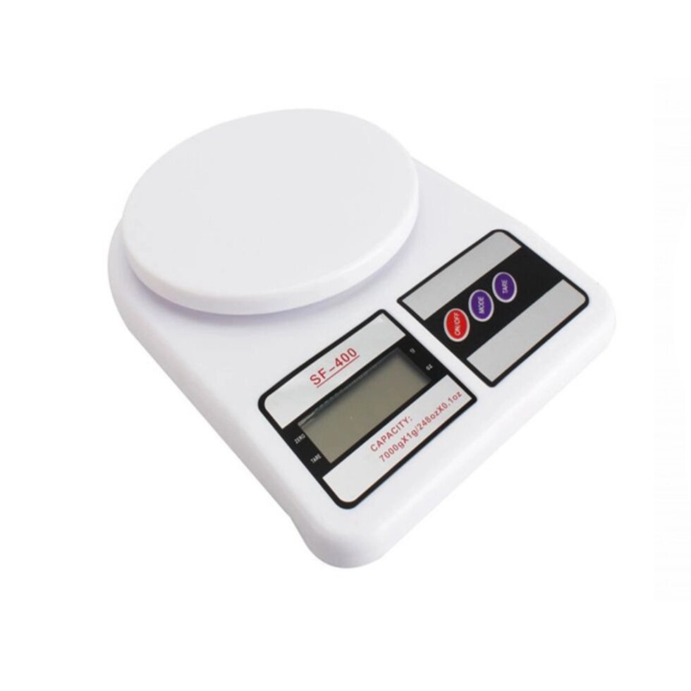 Весы кухонные 5 кг Electronic Kitchen Scale SF-400 white от компании Интернет магазин тв-азия - фото 1