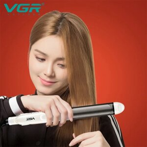 Выпрямитель-плойка, 2в1 для волос, щетка VGR V-558