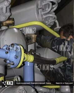 Ремонт азотного компрессора самоходного на шасси грузового автомобиля
