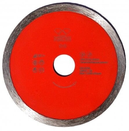 Алмазный диск по керамограниту Keos Econom диаметр диска 125 мм, толщина алмазного слоя 2,0 мм, высота алмазного слоя от компании ГК ТБС - фото 1
