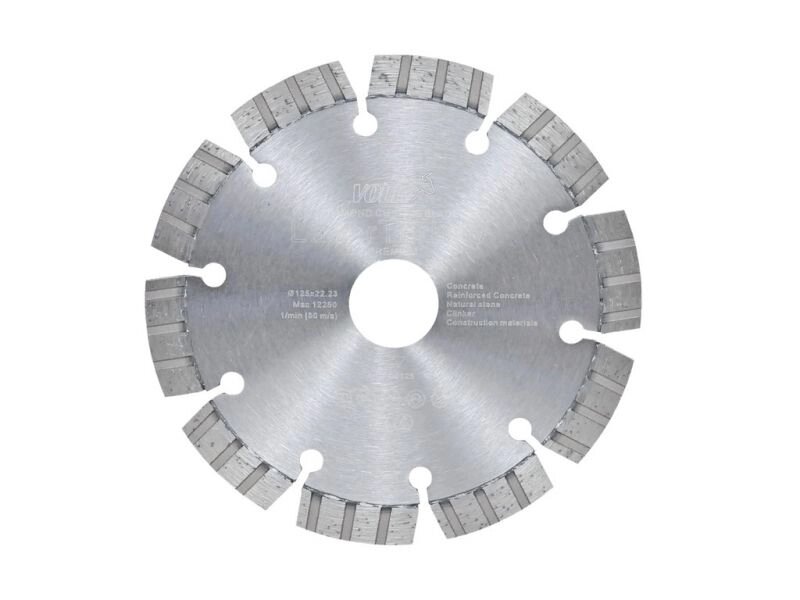 Алмазный диск VOLL LaserTurbo V PREMIUM 125 х 22.23 мм от компании ГК ТБС - фото 1