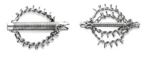 Цепные насадки с шипами без кольца ROTHENBERGER (с 2 и 4 цепями) с муфтой 22 мм, диаметр насадки 60 мм, с 4 цепями