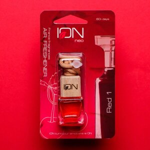 Ароматизатор подвесной бутылочка ION RED 1, 6 мл, IP-01