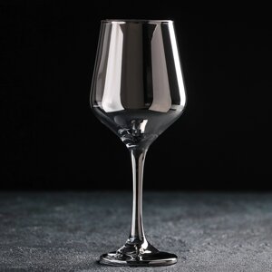 Бокал из стекла для вина 'Кьянти'400 мл, 8,5x22 см, цвет серый