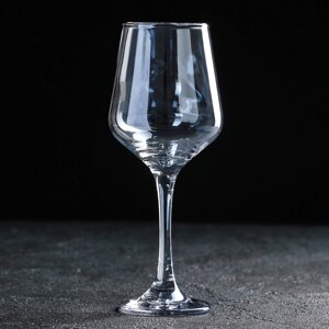 Бокал из стекла для вина 'Кьянти'400 мл, 8,5x22 см, цвет синий