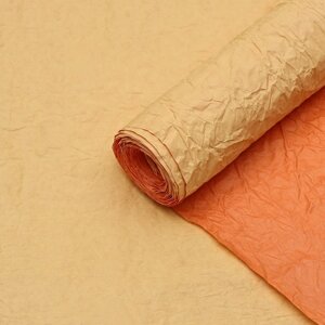 Бумага упаковочная 'Эколюкс'оранжево-жёлтый, 0,67 x 5 м