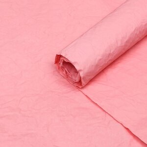 Бумага упаковочная перламутровая 'Эколюкс'розовая, 0,7 x 5 м