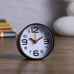 Часы - будильник настольные 'Классика'дискретный ход, 8 х 8 см, АА