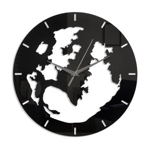 Часы-наклейка, серия DIY, Земля'1 АА, черные