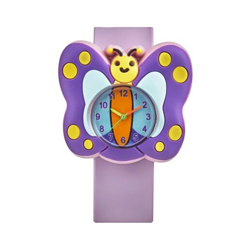 Часы наручные детские 'Бабочка'ремешок силикон