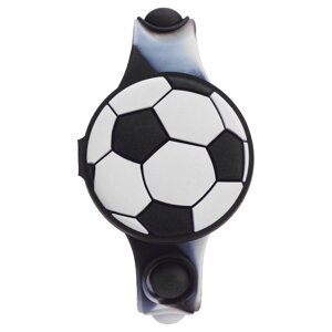 Часы наручные электронные, детские, Футбольный мяч'ремешок pop-it, l-22.5 см