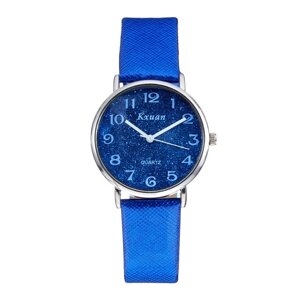 Часы наручные кварцевые женские 'Kxuan'd-3.5 см, синие