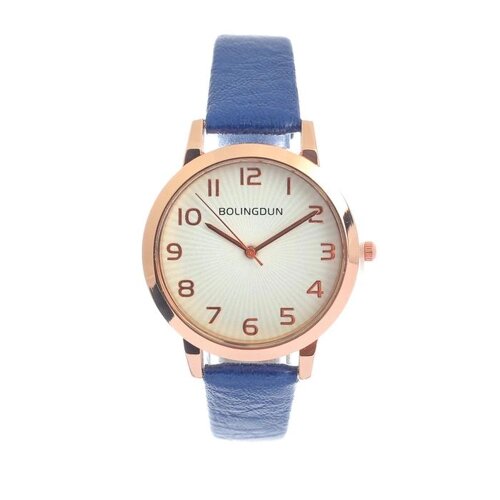 Часы наручные женские 'Бернини'd-3.6 см, индиго