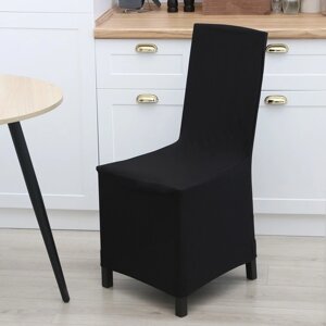 Чехол на стул, цвет чёрный, 90х40х40 см, 100 полиэстер