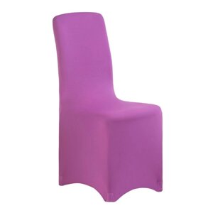 Чехол свадебный на стул, фиолетовый, размер 100х40см (комплект из 3 шт.)