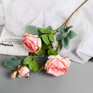 Цветы искусственные 'Роза Солмус' d-7,5 см 64 см, розовый