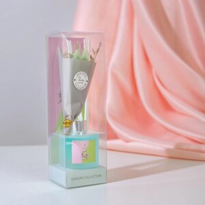 Диффузор ароматический с букетом 'Flamingo'50 мл, тропические цветы, Богатство Аромата'