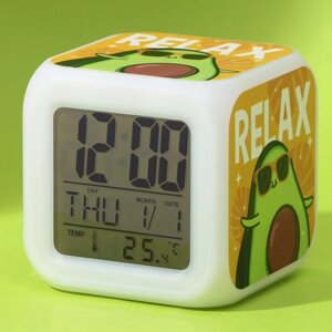 Электронные часы-будильник 'Relax'с подсветкой