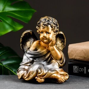 Фигура 'Ангел сидя' бронза 18х14х12см
