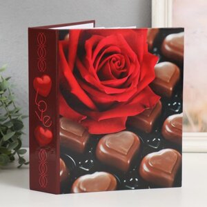 Фотоальбом на 200 фото 'Сердечки шоколад' 10х15 см