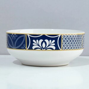 Глубокая тарелка керамическая 'Марокко'14.5 см, 550 мл, цвет белый