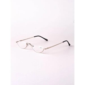 Готовые очки GA0060 (Цвет C2 серебряный диоптрия +1,25 тонировка Нет)