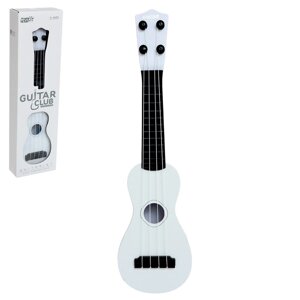 Игрушка музыкальная - гитара 'Стиль'4 струны, 38,5 см., цвет белый