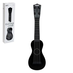 Игрушка музыкальная - гитара 'Стиль'4 струны, 38,5 см., цвет чёрный