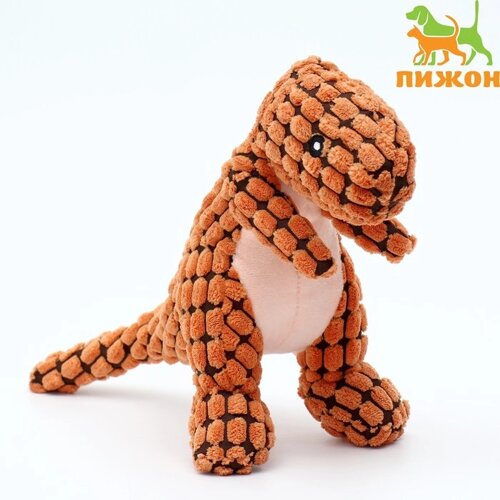 Игрушка мягка для собак 'Дино'32 см, оранжевый