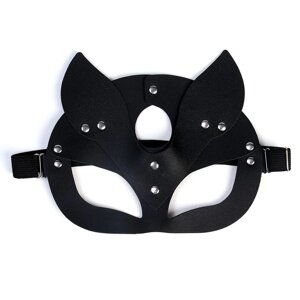 Карнавальная маска 'Кошка'цвет чёрный