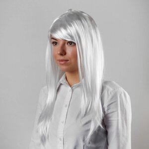 Карнавальный парик 'Красотка'цвет белый