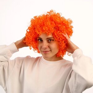 Карнавальный парик 'Объём'цвет оранжевый, 120 г