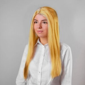 Карнавальный парик 'Русалочка' блонд - золотистый