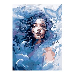 Картина по номерам 'Стихия воды'на картоне 28,5 x 38 см