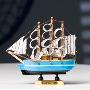 Корабль сувенирный малый 'Морской оркестр'3x13,5x15,5 см