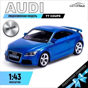 Машина металлическая AUDI TT COUPE, 143, цвет синий