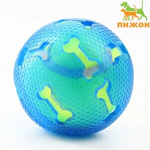 Мяч для собак 'Двойное удовольствие'TPR+войлочный мяч, 7,6 см