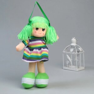 Мягкая игрушка 'Кукла'в вязаном платьишке, цвета МИКС