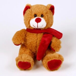 Мягкая игрушка 'Медведь'16 см, цвет коричневый