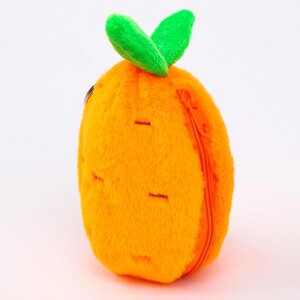 Мягкая игрушка 'Зайка-морковка' на брелоке, 11 см