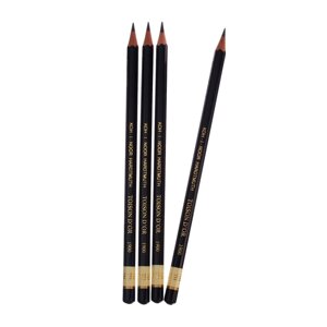 Набор чернографитных карандашей 4 штуки Koh-I-Noor, профессиональных 1900 7В (2474709)