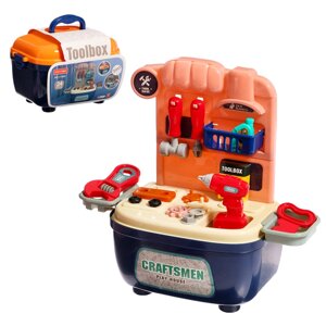 Набор детских инструментов 'Ремесленник'в чемодане, 24 элемента