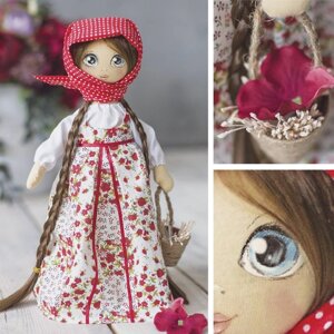 Набор для шитья. Интерьерная кукла 'Василина'30 см