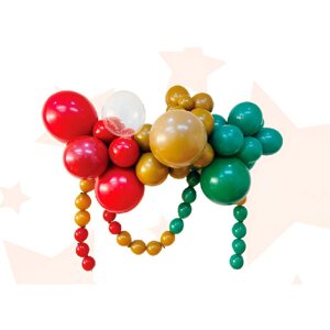 Набор для создания композиций из воздушных шаров, набор 52 шт., красный, зеленый, коричневый 10062