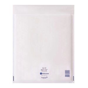 Набор крафт-конвертов с воздушно-пузырьковой плёнкой Mail lite H/5, 27 х 36 см, 5 штук, white