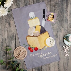 Набор кухонный 'Cheese' подставка, полотенце, формочка