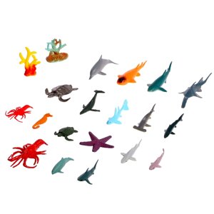 Набор морских животных 'Подводный мир'18 фигурок, декор